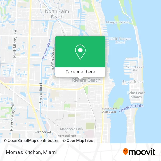 Mema's Kitchen map