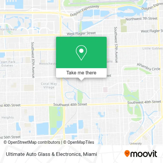Ultimate Auto Glass & Electronics map