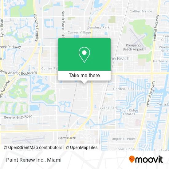 Paint Renew Inc. map