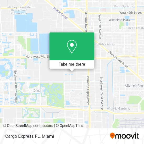 Cargo Express FL map