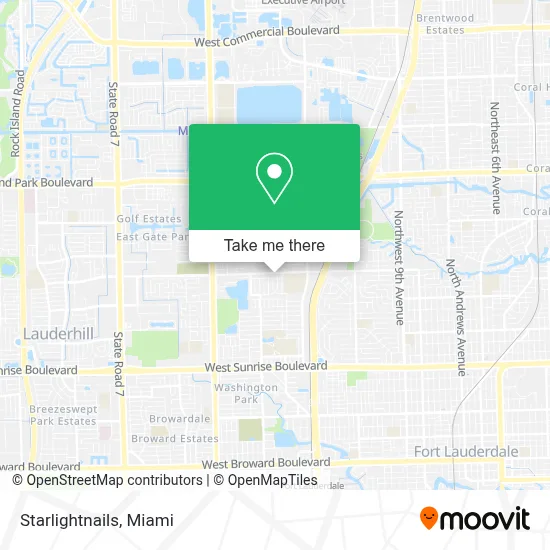 Starlightnails map