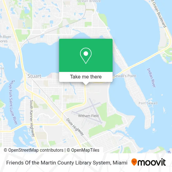 Friends Of the Martin County Library System map