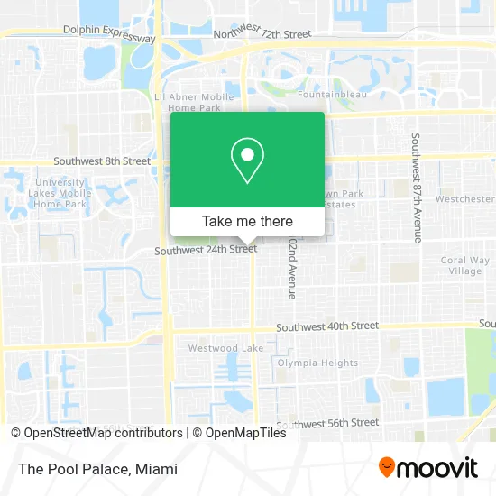 The Pool Palace map