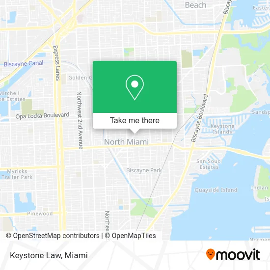 Keystone Law map