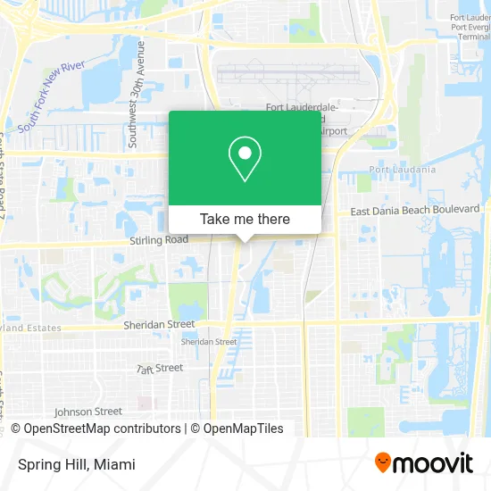 Spring Hill map