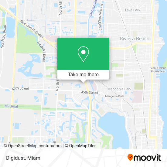 Digidust map