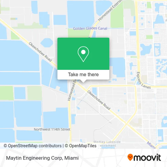 Maytin Engineering Corp map