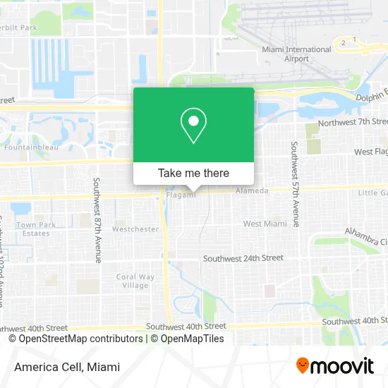 America Cell map