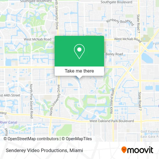Senderey Video Productions map