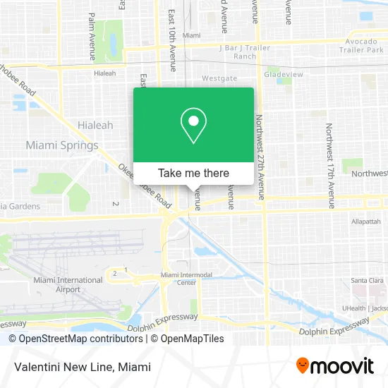 Valentini New Line map