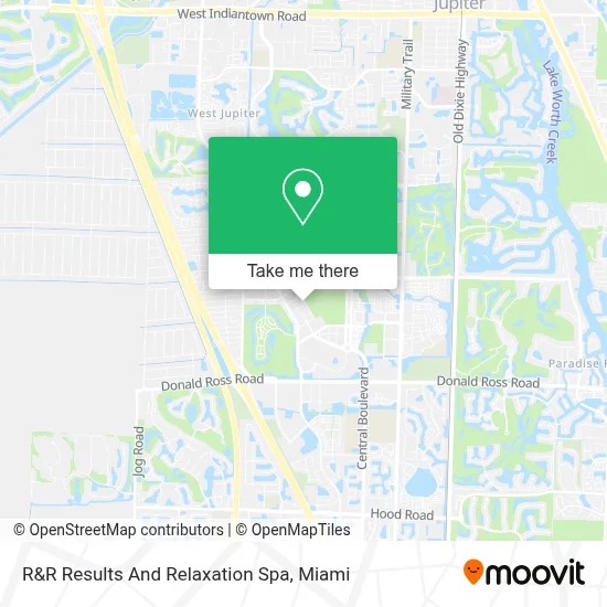 R&R Results And Relaxation Spa map