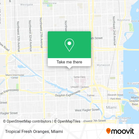 Tropical Fresh Oranges map