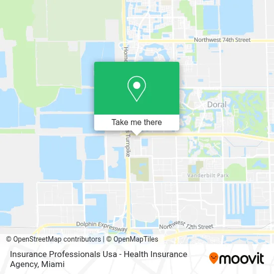 Insurance Professionals Usa - Health Insurance Agency map