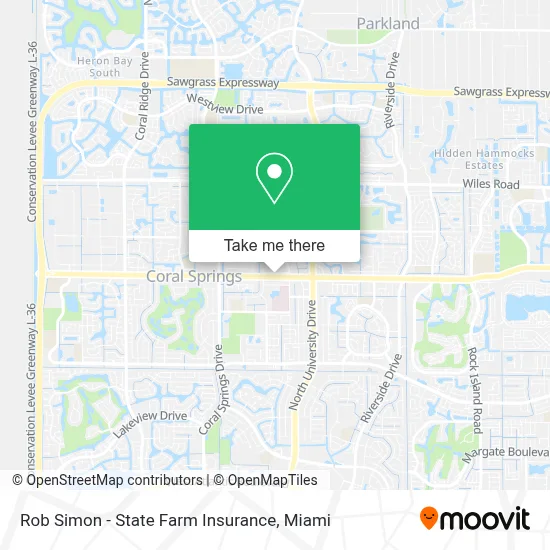 Rob Simon - State Farm Insurance map