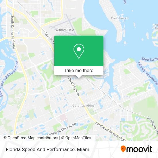 Florida Speed And Performance map