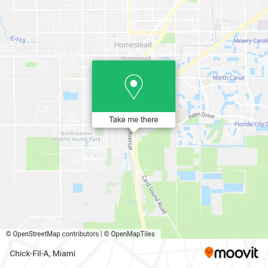 Chick-Fil-A map