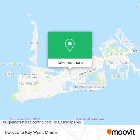 Bodyzone Key West map