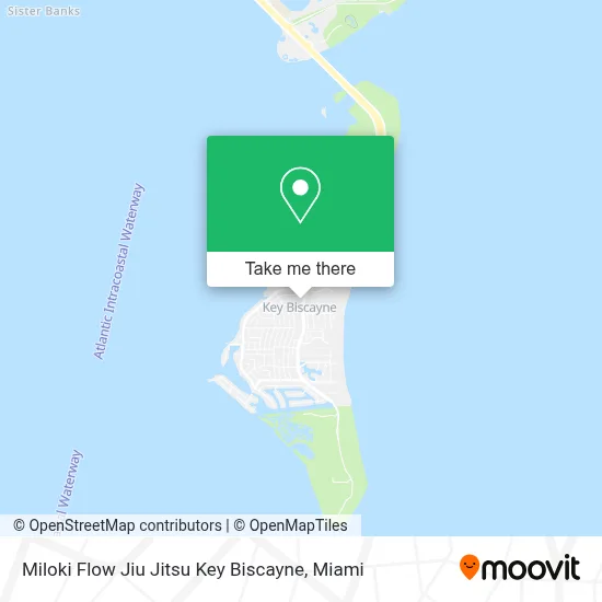 Miloki Flow Jiu Jitsu Key Biscayne map
