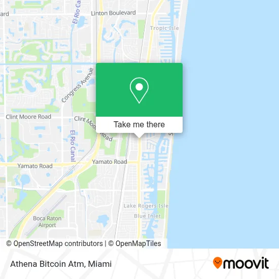 Athena Bitcoin Atm map