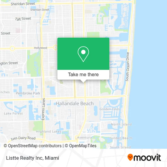 Listte Realty Inc map