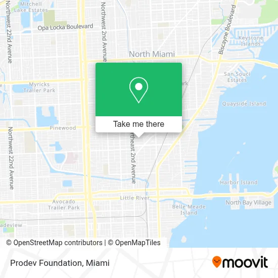 Prodev Foundation map