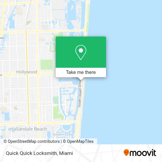 Quick Quick Locksmith map