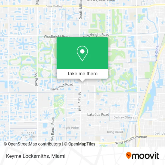 Keyme Locksmiths map