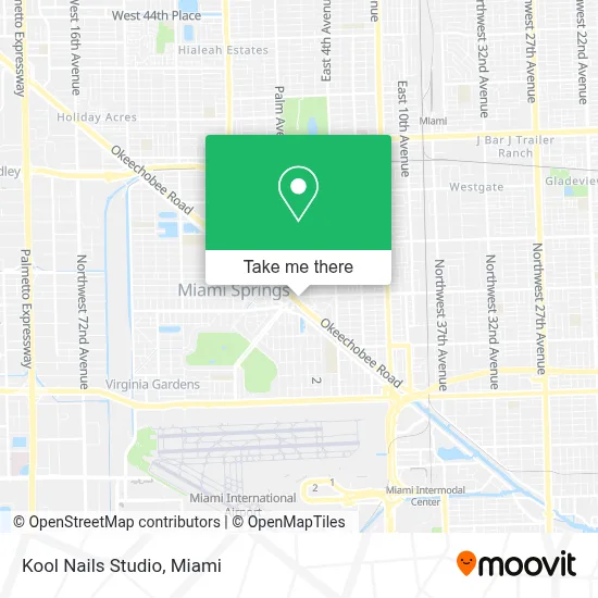 Kool Nails Studio map