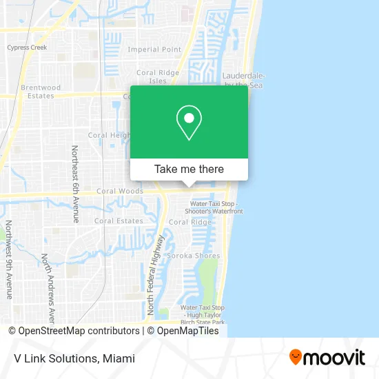 V Link Solutions map