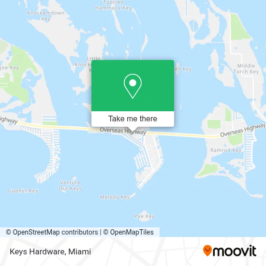 Keys Hardware map