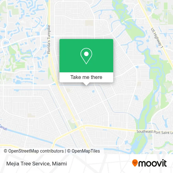 Mejia Tree Service map