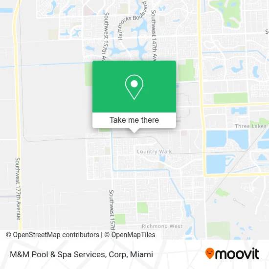 M&M Pool & Spa Services, Corp map