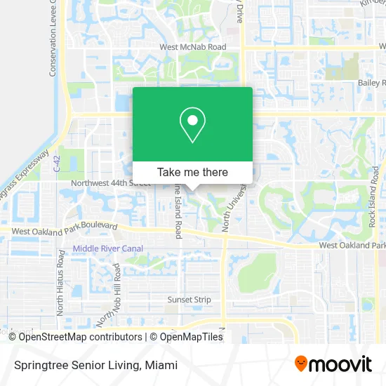 Springtree Senior Living map