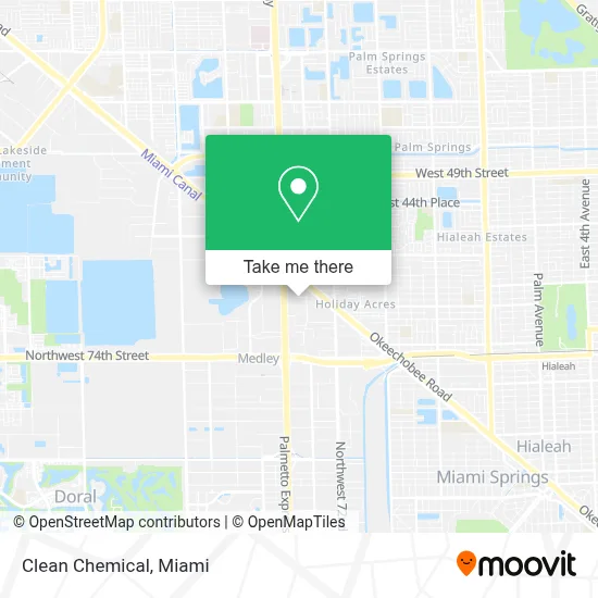Clean Chemical map