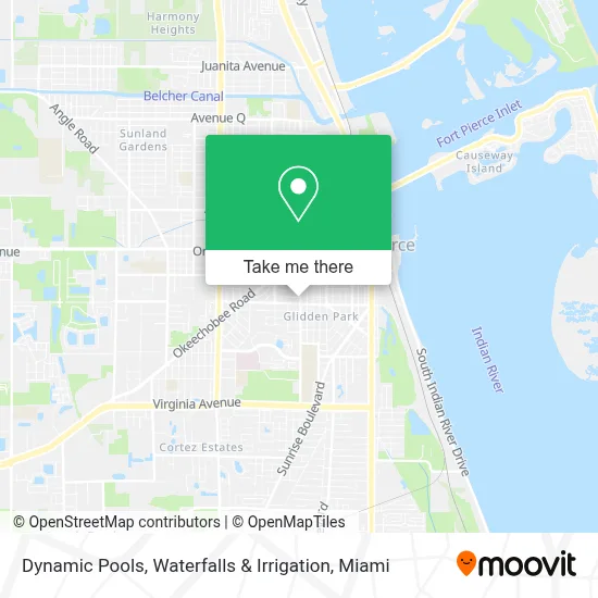 Dynamic Pools, Waterfalls & Irrigation map