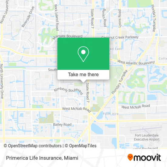 Primerica Life Insurance map