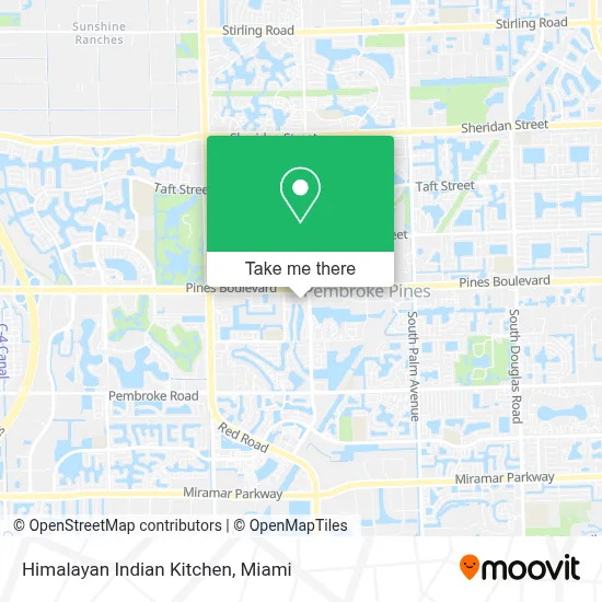 Himalayan Indian Kitchen map