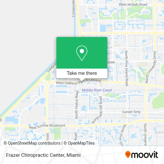 Frazer Chiropractic Center map