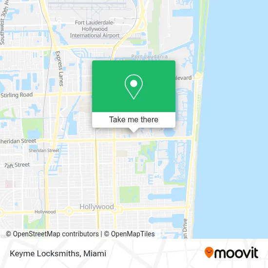 Keyme Locksmiths map