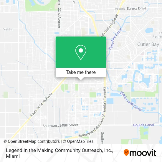 Legend In the Making Community Outreach, Inc. map