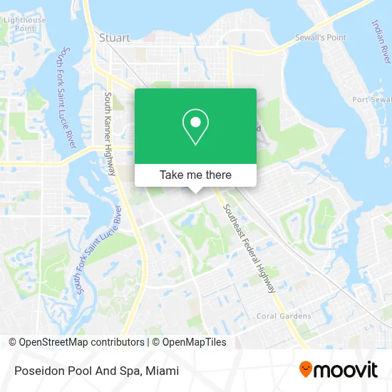 Poseidon Pool And Spa map