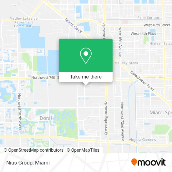Nius Group map