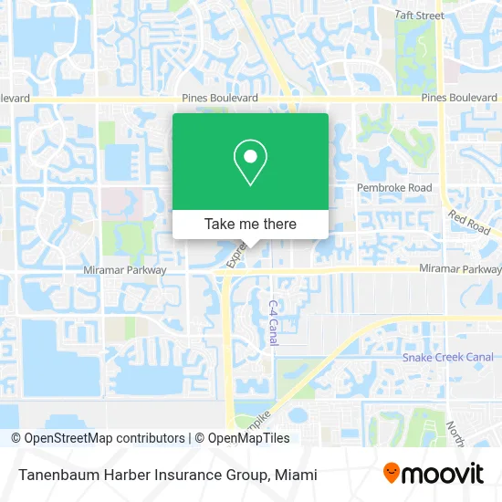 Tanenbaum Harber Insurance Group map
