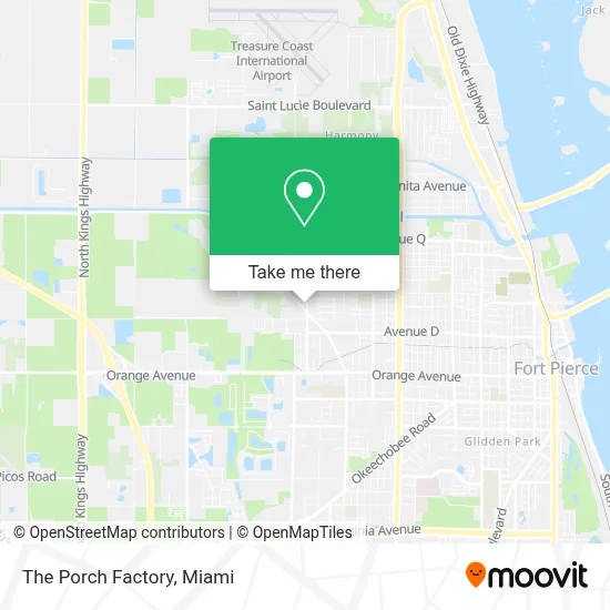 The Porch Factory map