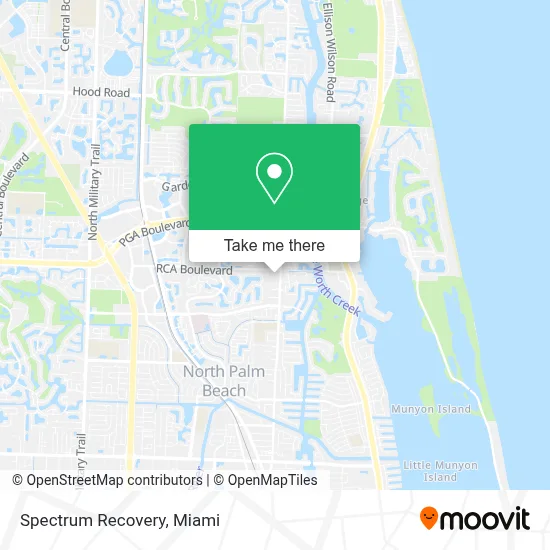 Spectrum Recovery map