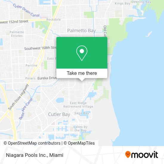 Niagara Pools Inc. map