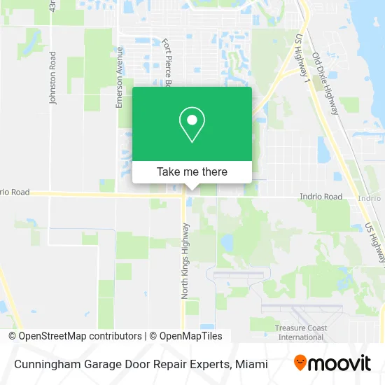 Cunningham Garage Door Repair Experts map