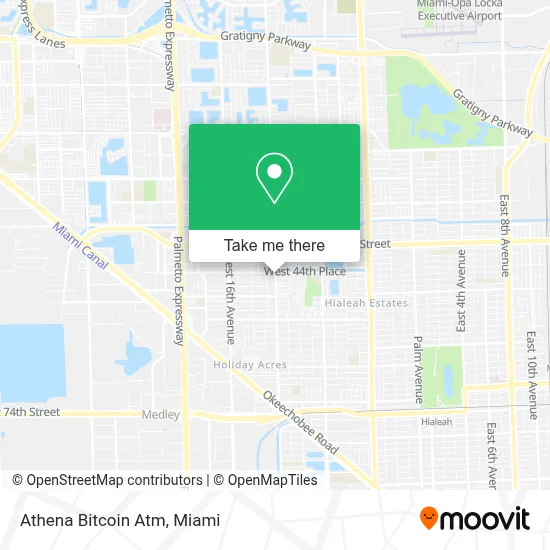 Athena Bitcoin Atm map