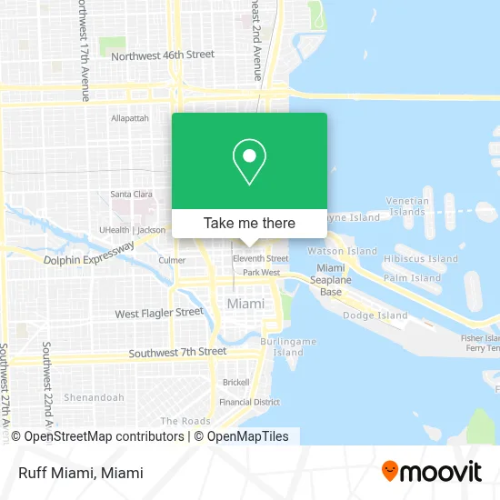 Ruff Miami map