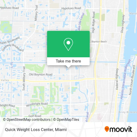 Quick Weight Loss Center map